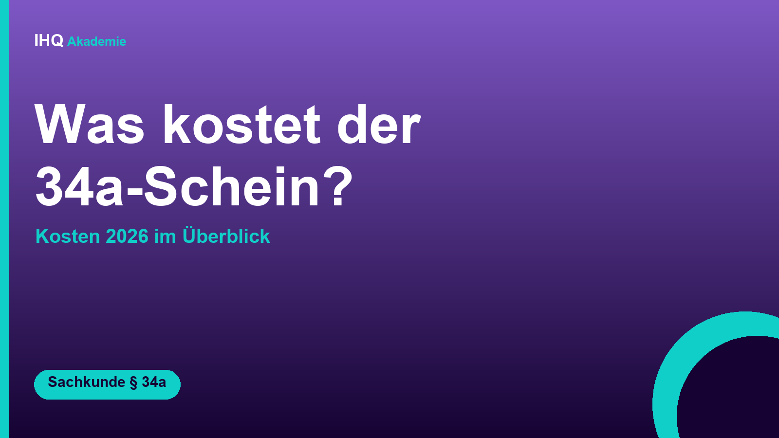 Was kostet der 34a-Schein?